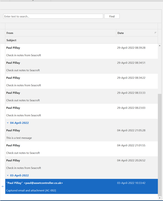 2. Message View