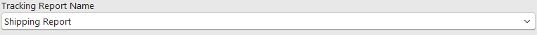 6. Tracking Report Name