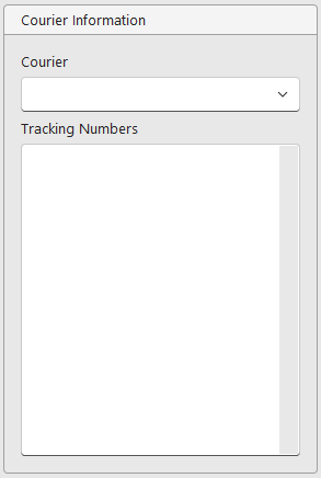 4. Courier Information